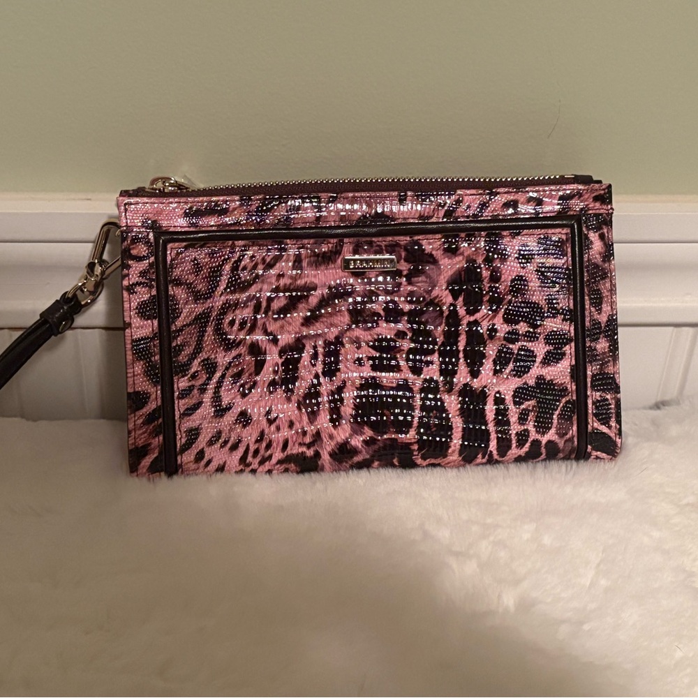 Brahmin NWOT Pink Animal Print Daisy